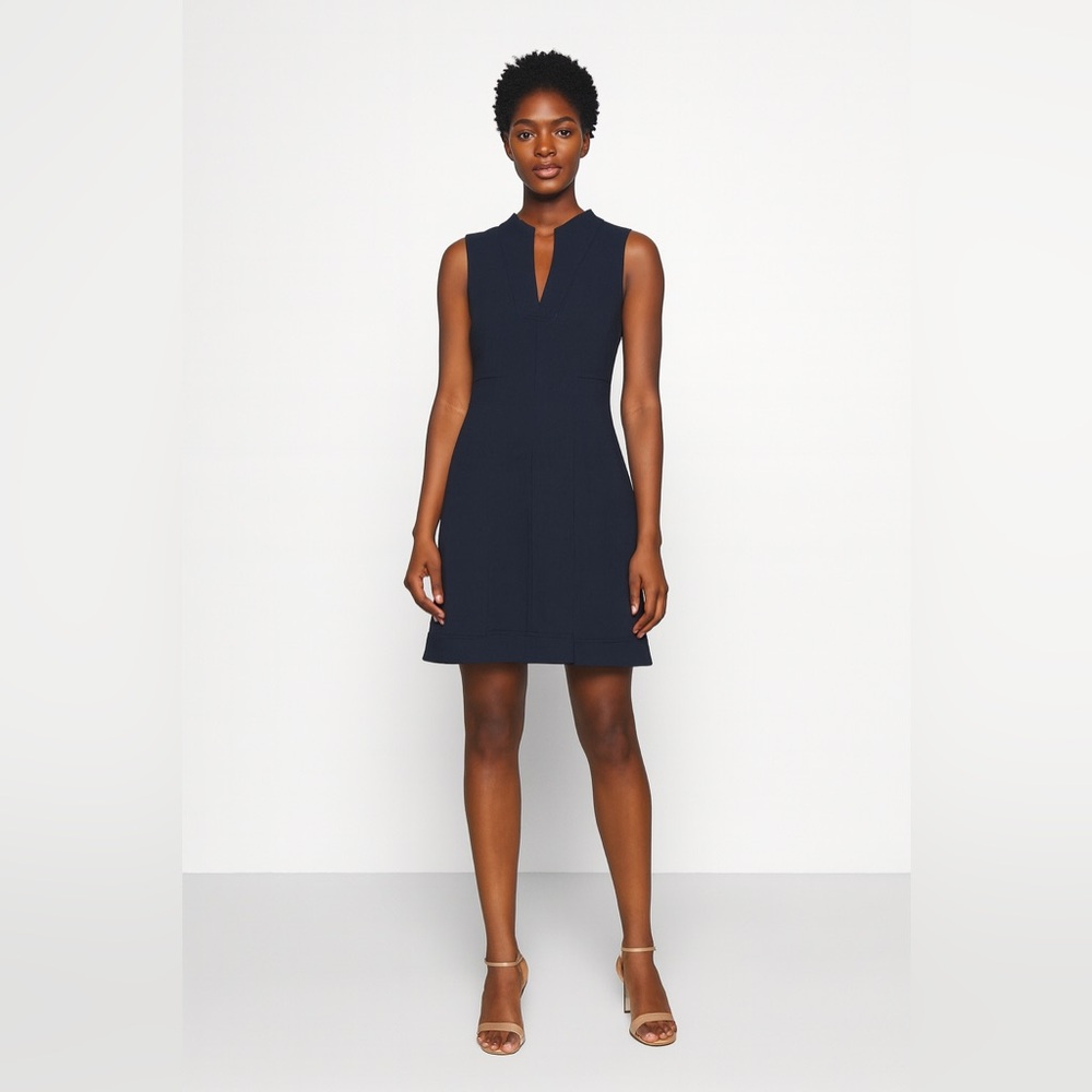 🖤 Tibi‎ Black Sheath Mini Dress Sleeveless Size 8 🖤